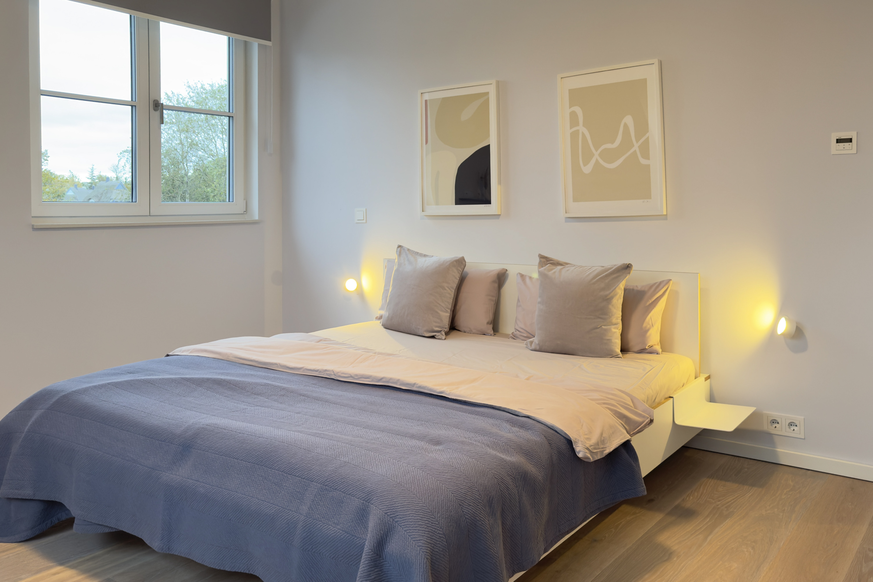 Zweites Schlafzimmer im Ferienhaus Lee